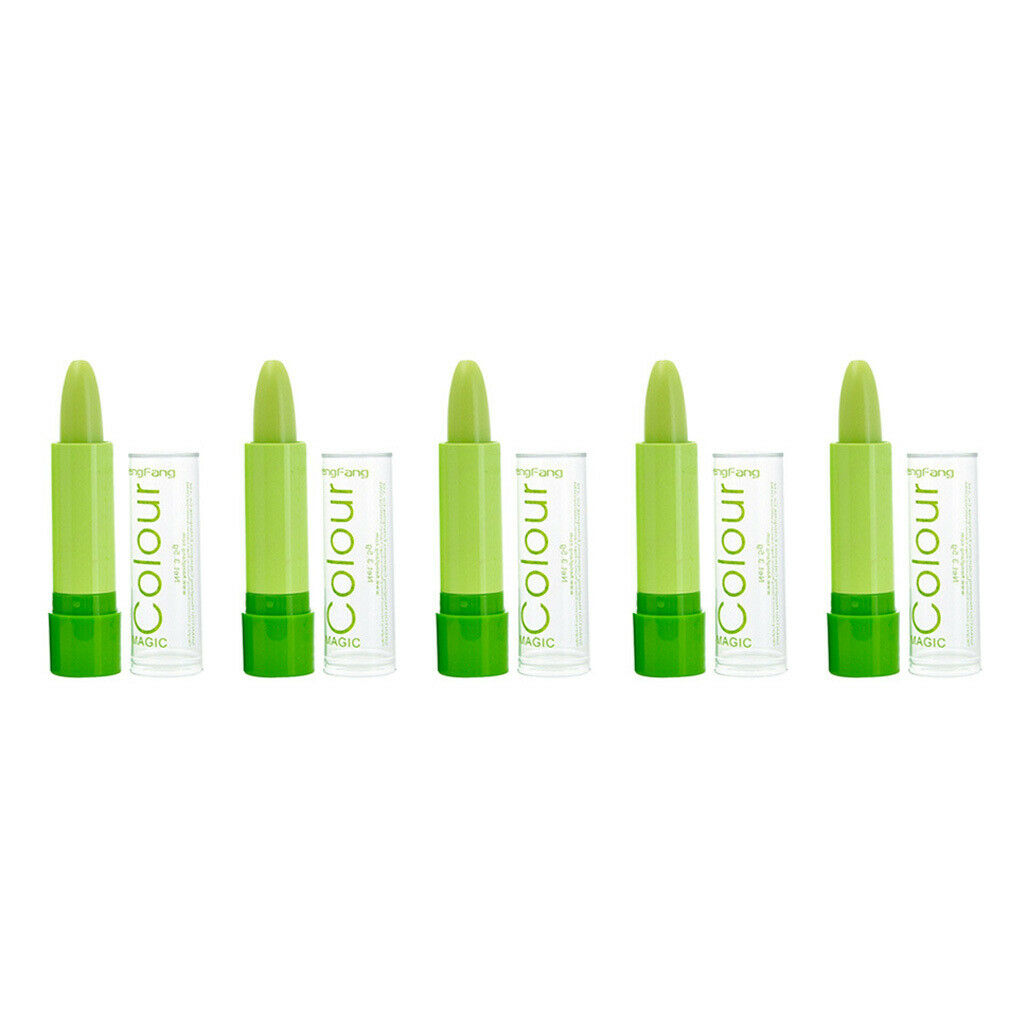 Set of 5 Color-changing Nourishing Lipstick Velvet Waterproof Lip Stick Balm