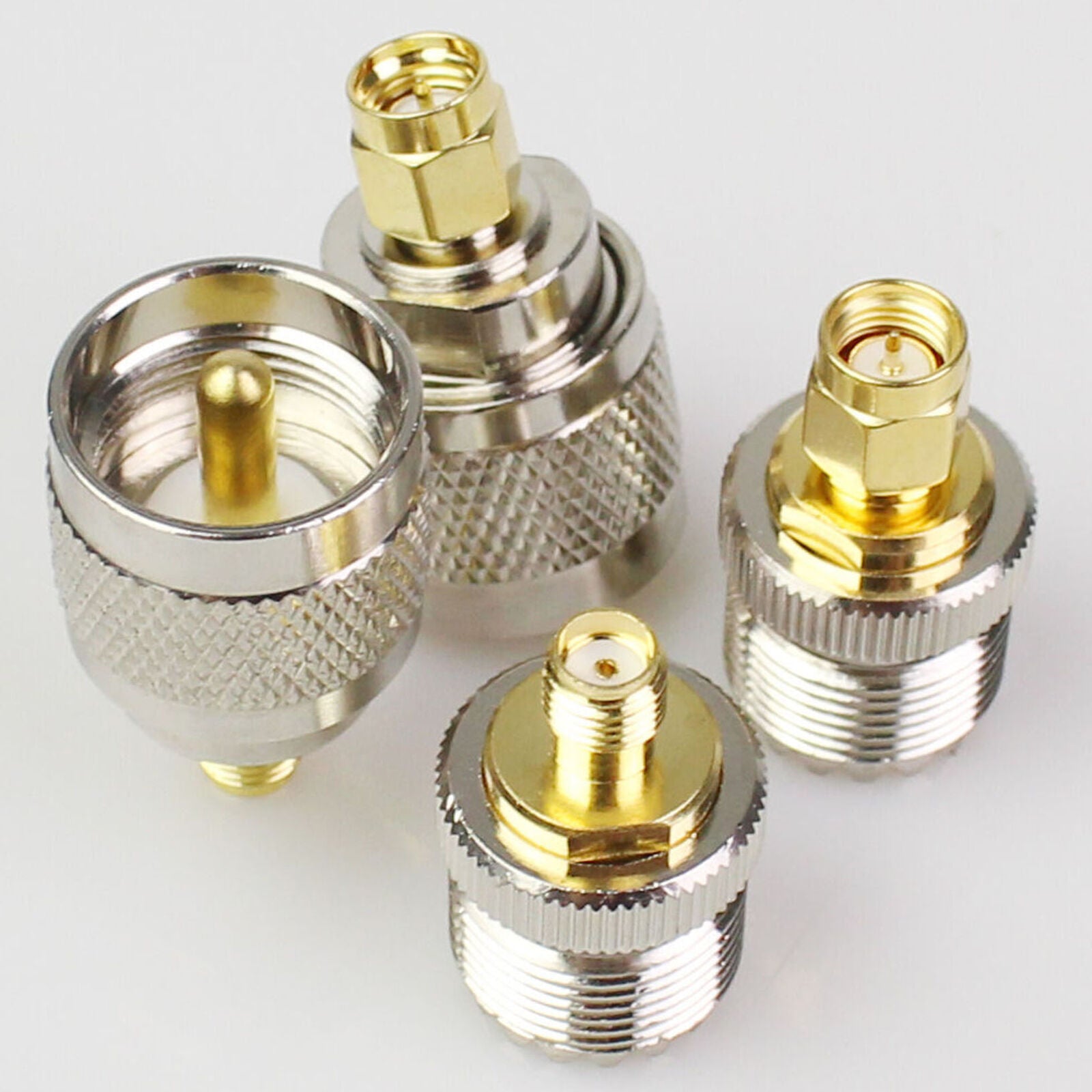 4x PL259 SO239 Connector UHF SMA Male Female Adapter Antenna Test Converter