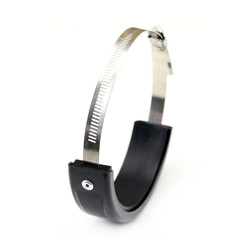 Universal Motorcycle Oval Exhaust Protector Can Cover For 100mm-140mm Motorbike