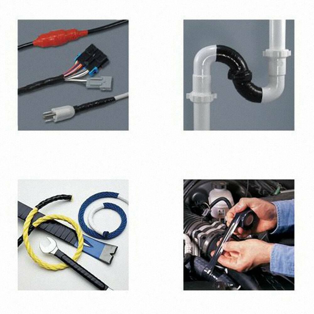 Self Fusing Wire Waterproof Silicone Rubber Bonding Rescue Repair Tape 2.5*150cm