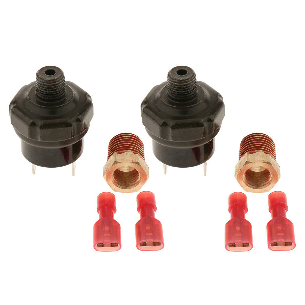2pcs Heavy Duty Metal 70-100 PSI Air Pressure Control Switches Control Valve