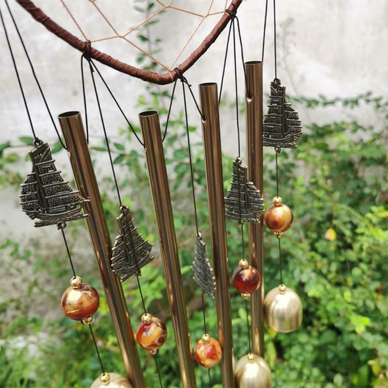 Heart Wind Chimes Living Yard Garden Hanging Windchimes Home Decor Ornaments Dre