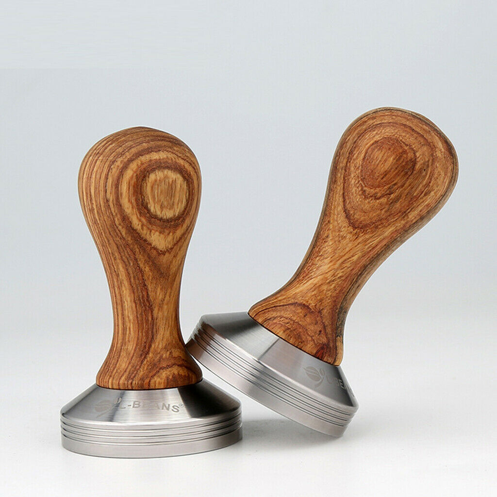 Coffee Tamper 58mm Barista Espresso Coffee Beans Calibrated Convex Tamper