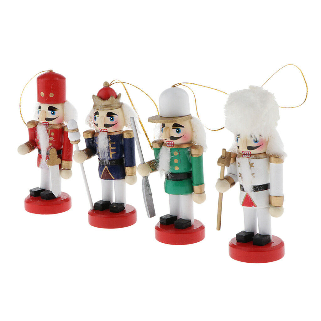 Wooden Traditional Nutcracker Puppet Party Favors Decoration Collectibles