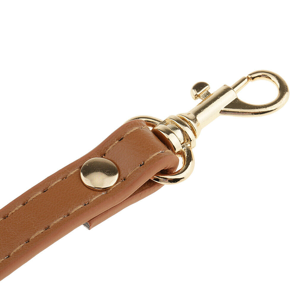 2x Adjustable Leather Purse Strap Shoulder Wallet Replacement Handle Belts