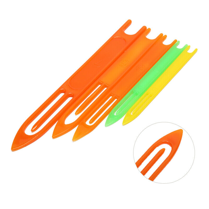 5Pcs Thicken Fishing Netting Needle Repair Line Plastic Shuttles Mending .l8