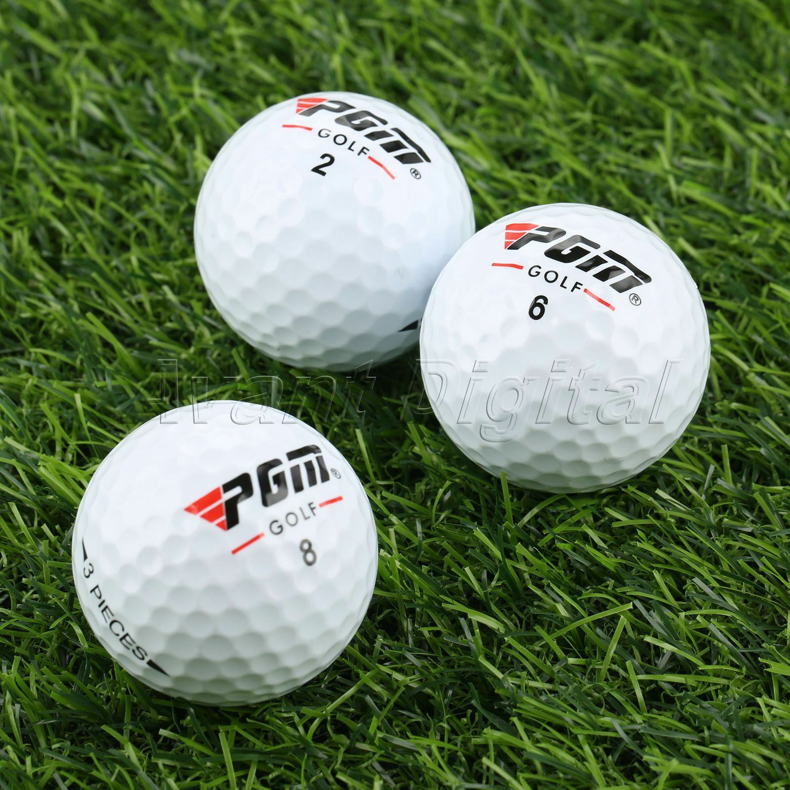 3 Layers PGM Game Ball Dia 42.6mm Golf Balls 3pcs Golf Practice Outdoor Sports