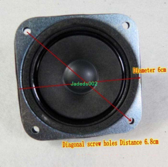 2pcs 2.5"inch 60mm 8Ω 15W tweeter speaker 8ohm Loudspeaker Home Audio Parts