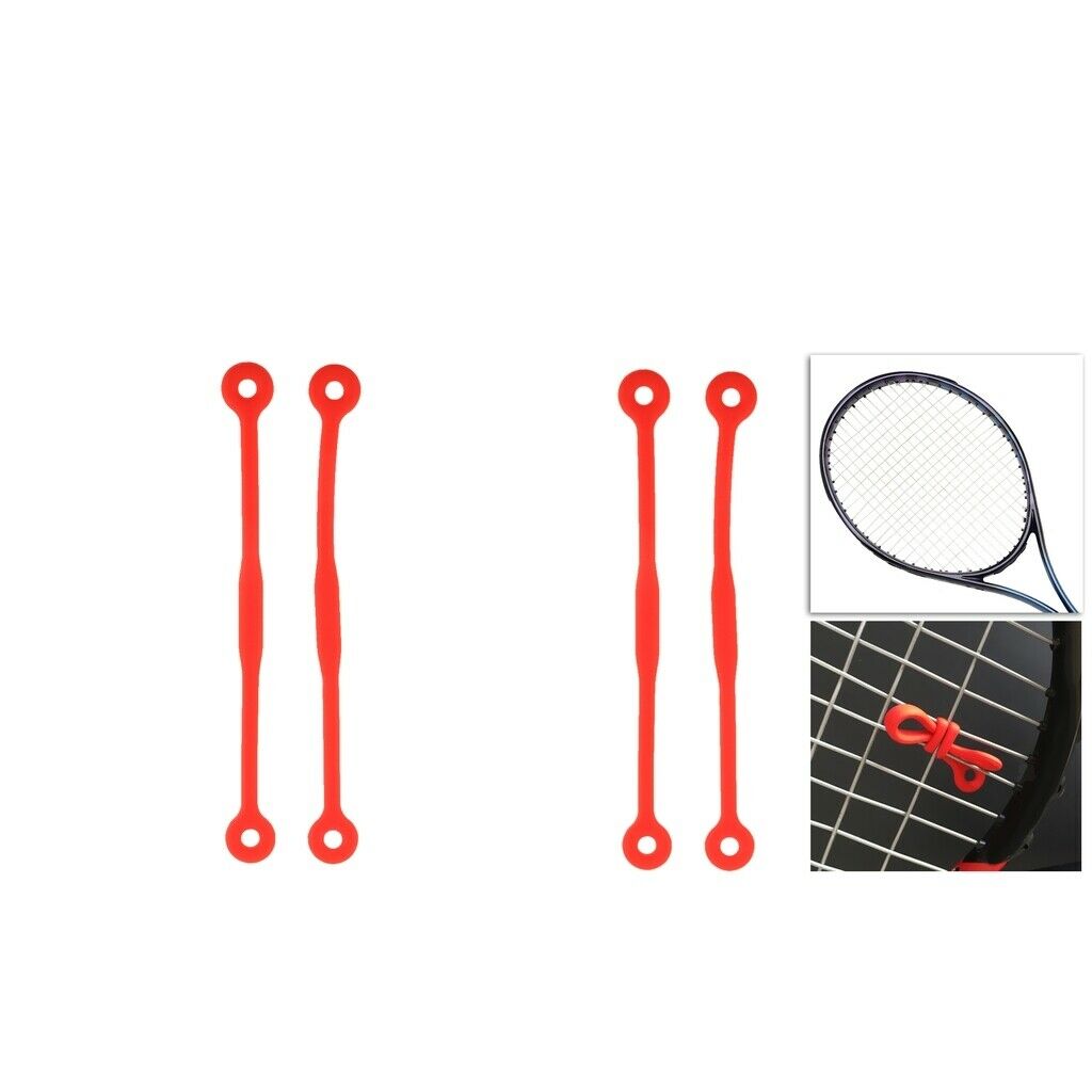 Tennis Squash Racket Vibration Dampeners, Red