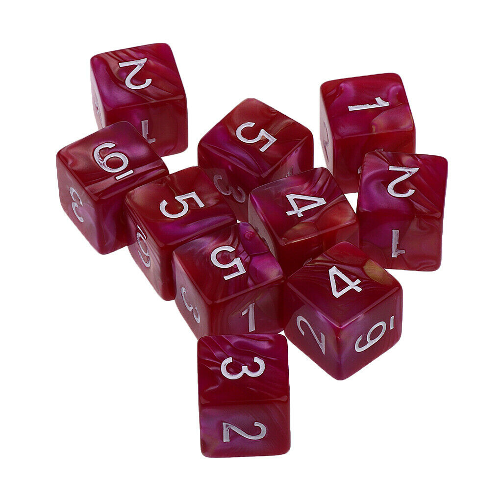 20 Pieces D6 Polyhedral Dice 6 Sided Dice for Dice Lover Role Play Game Dice