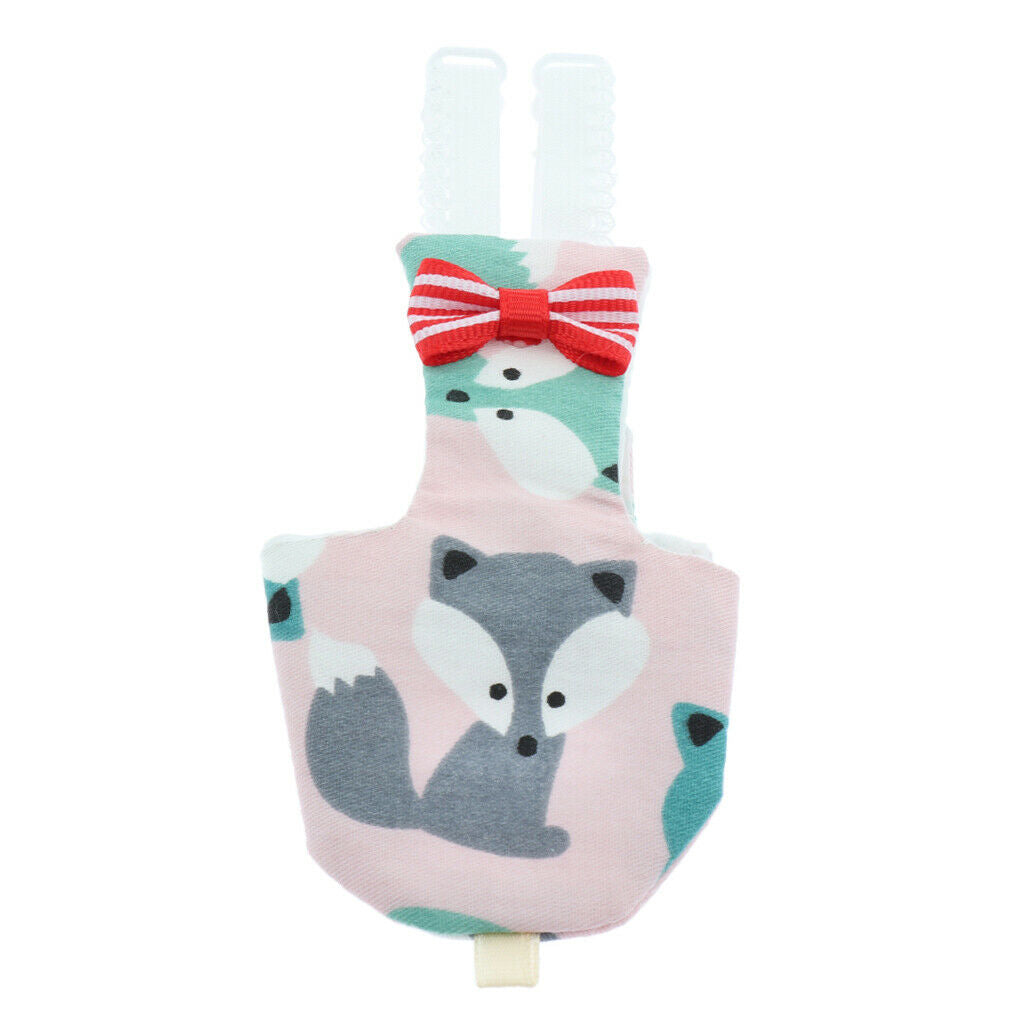 Parrot Reusable Nappies Pocket Cloth Diaper Bird Pee Pad Pink for Birds S