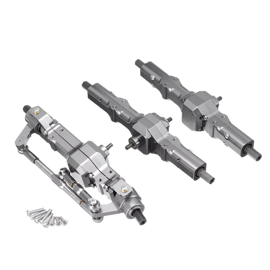 3 Pieces High Quality Front Axle Rear Axle Set for 1/16 WPL RC Car