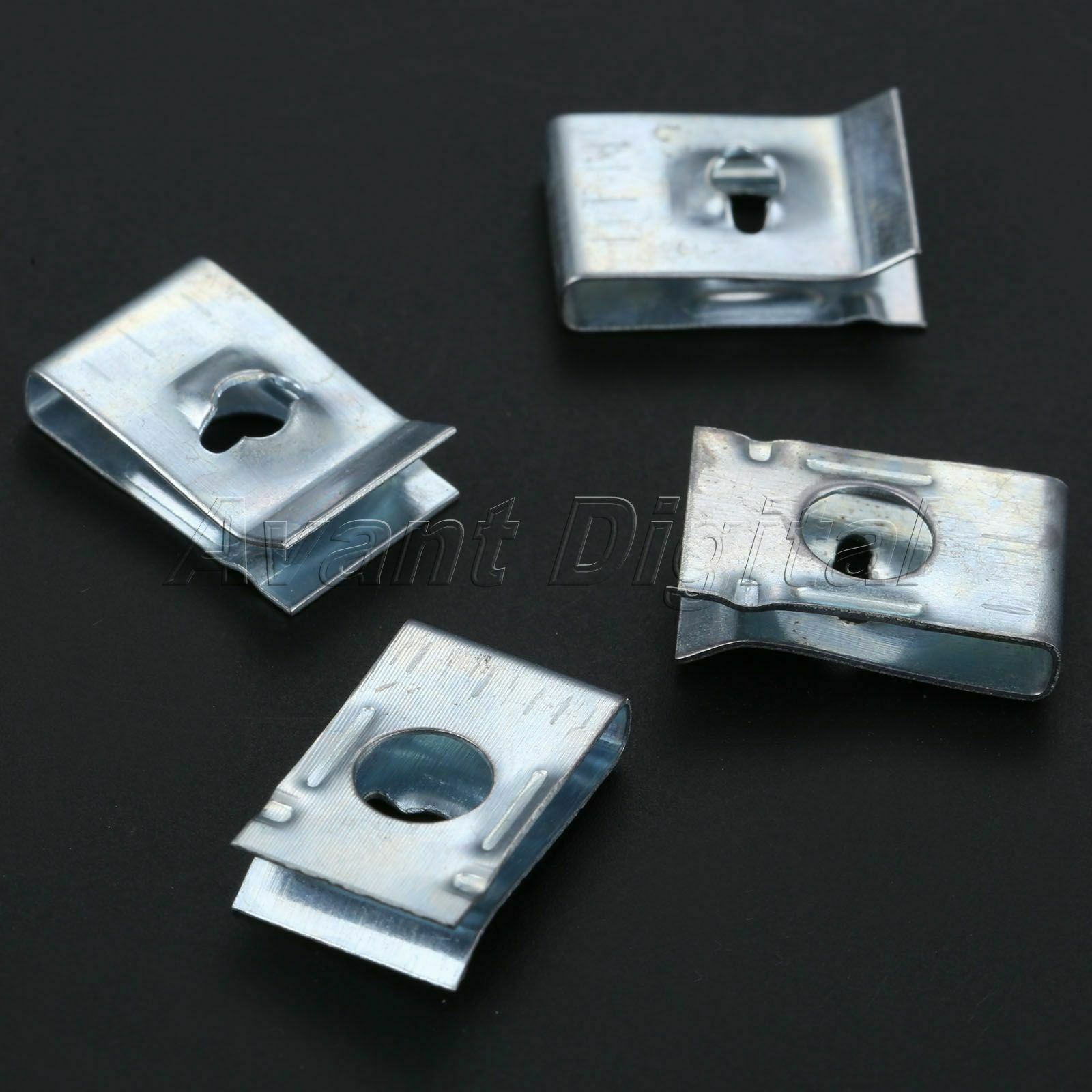 Wholesale 50x Auto U Clips Trim Fasteners Retaining Screws Panel Sliver Rivets