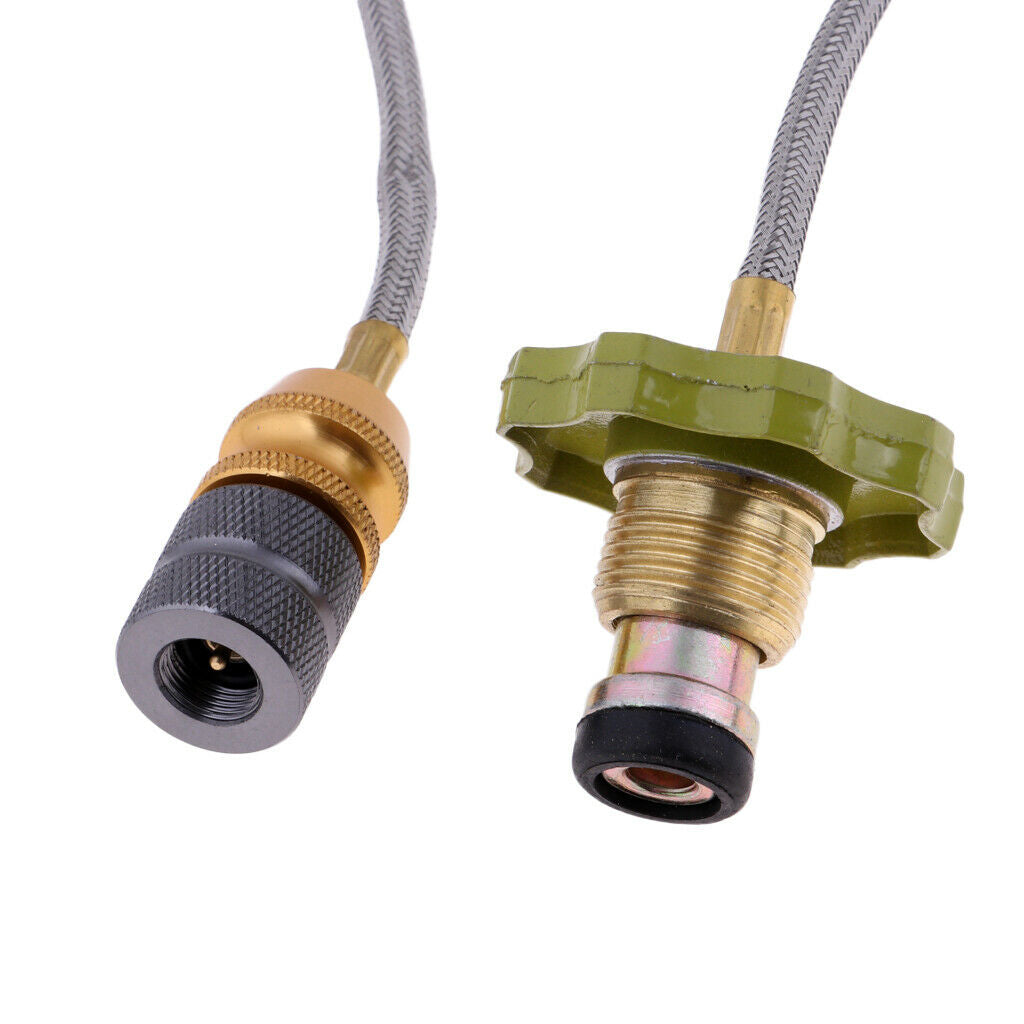 110cm Outdoor Gas Hose Stove Propane Refill Adapter Cylinder Supply Hose