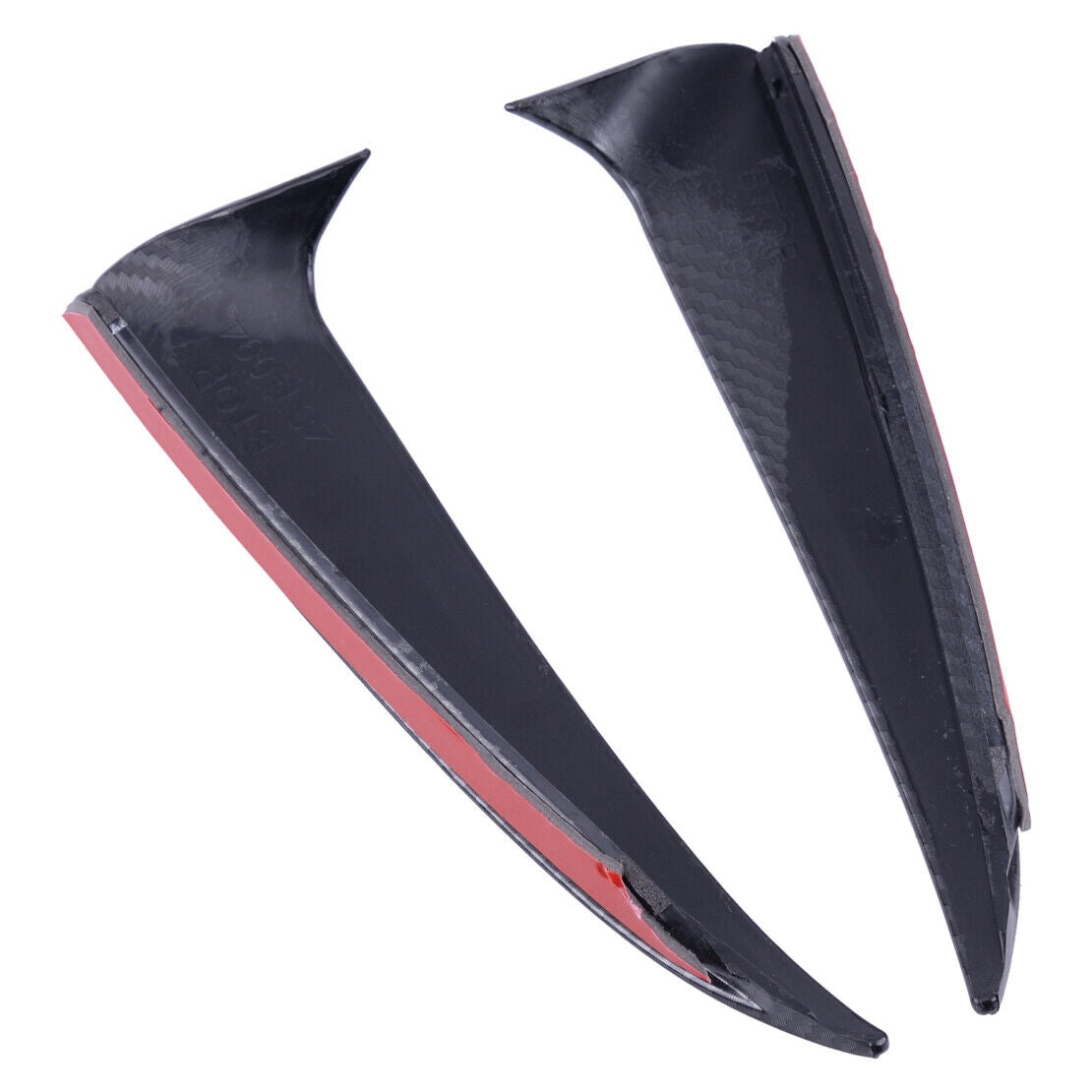Carbon Fiber Style Rear Bumper Lip Splitter Canard fit for Benz W205 4D Atn