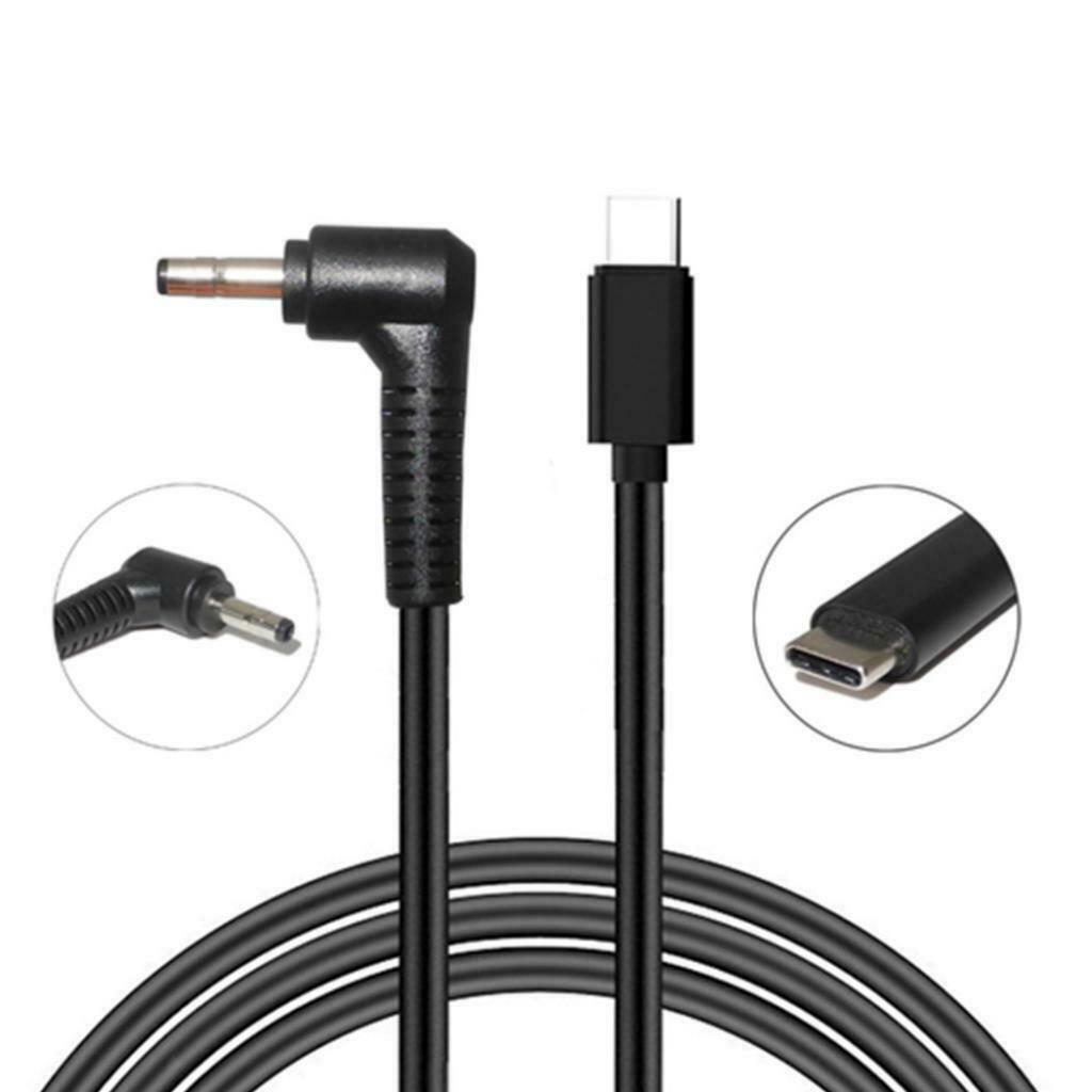 4017 Male To Type-C With PD Chip Laptop Adapter Power Charger Connector