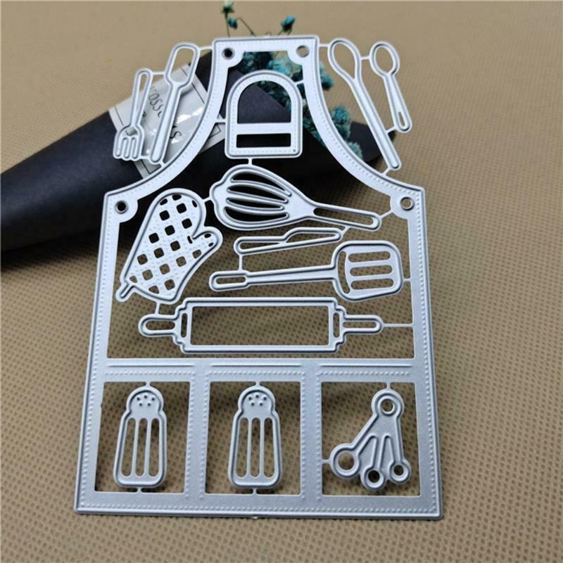 Apron Metal Cutting Dies Stencil DIY Scrapbooking Album Paper Card Template Mold