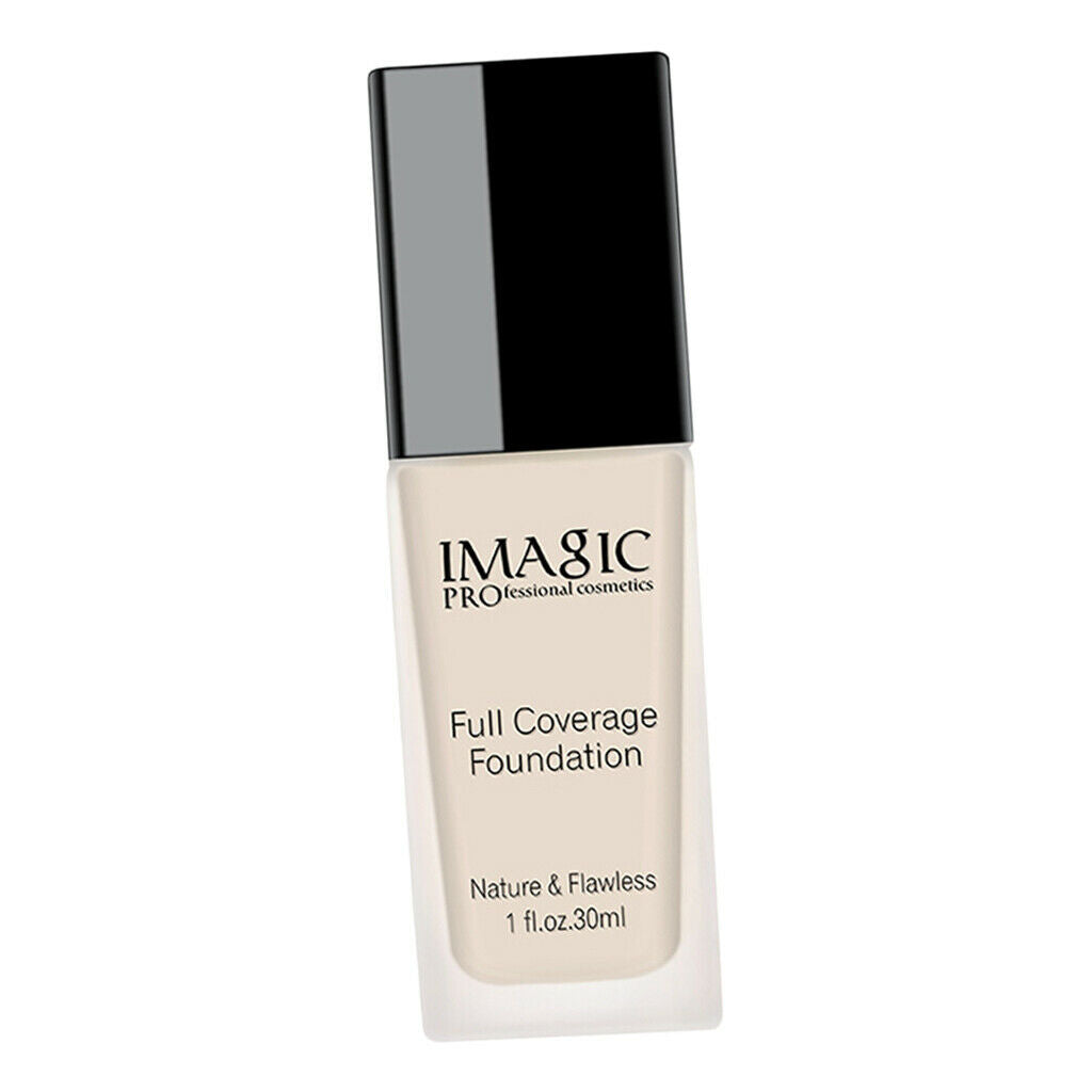 30ml Oil Free Liquid Foundation Spots Cover Concealer Contour Ivory Pink