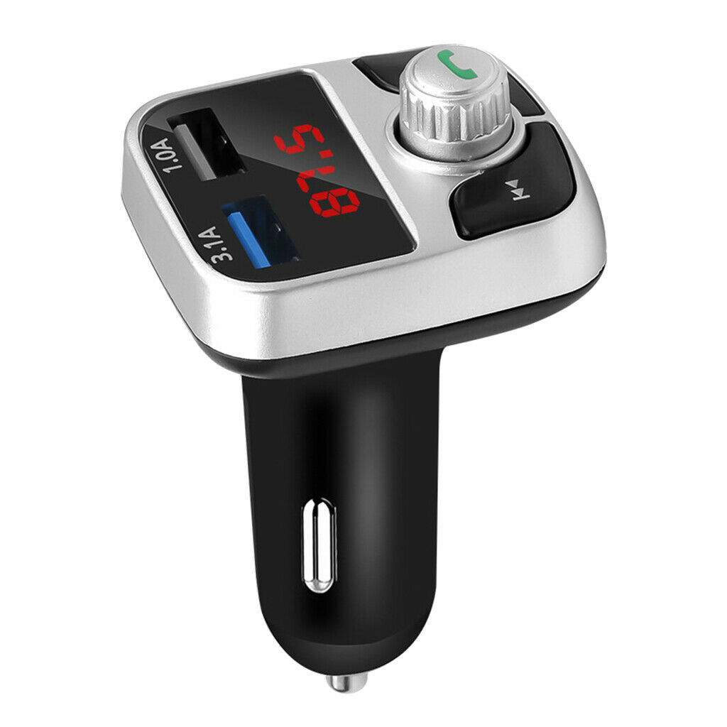 Wireless Bluetooth Car Kit FM Transmitter MP3 USB LCD Handsfree