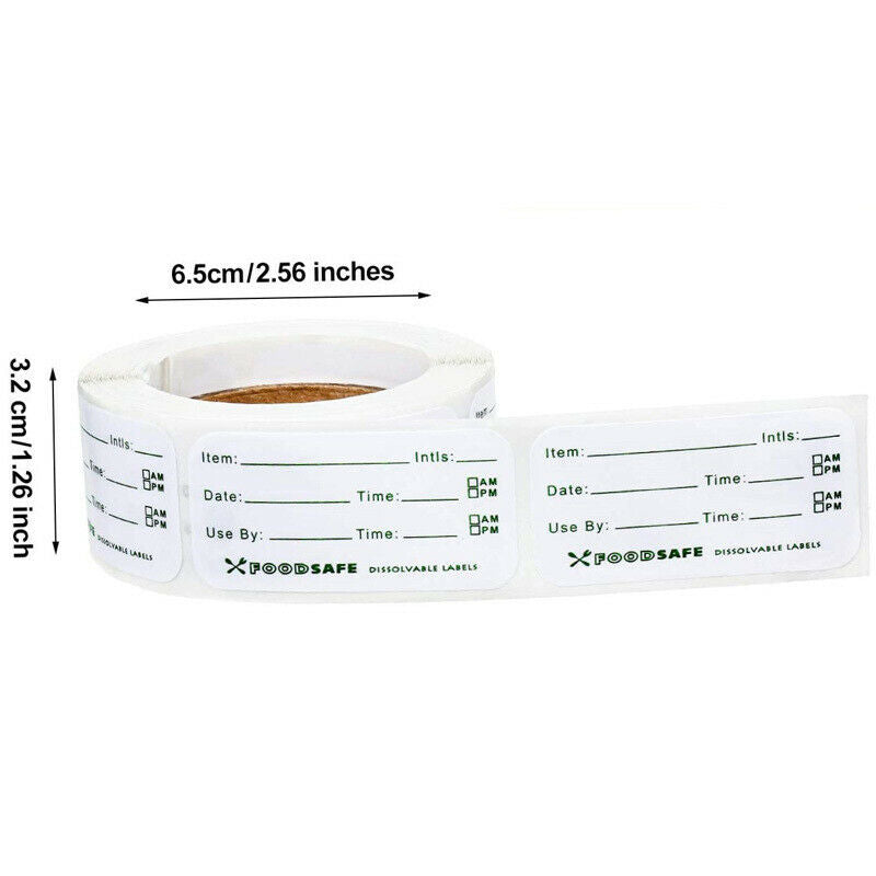 300Pcs/roll Food Safe Labels Kitchen Storage Freezer Stickers Reusable Contai KX