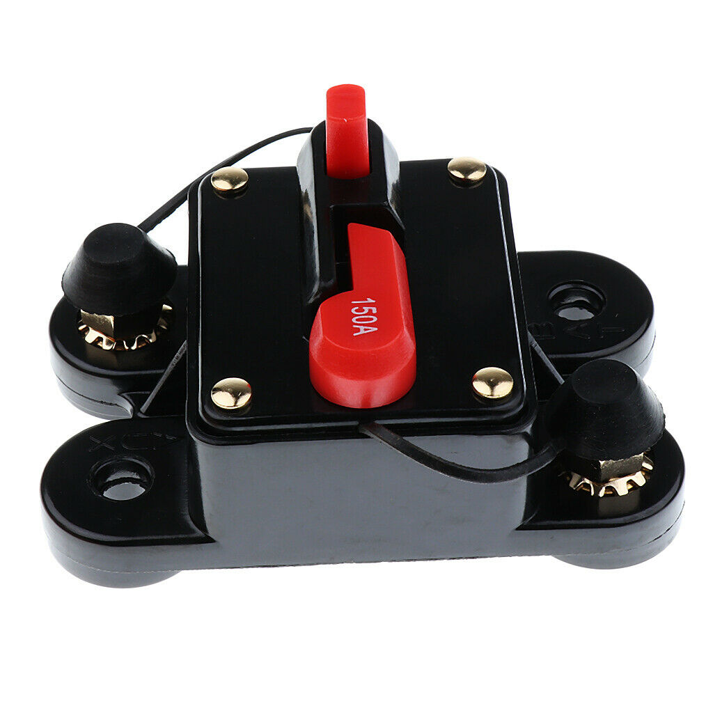 50A/150A/200A/250A Car Inline Manual Reset Circuit Breaker Fuse Power Protection