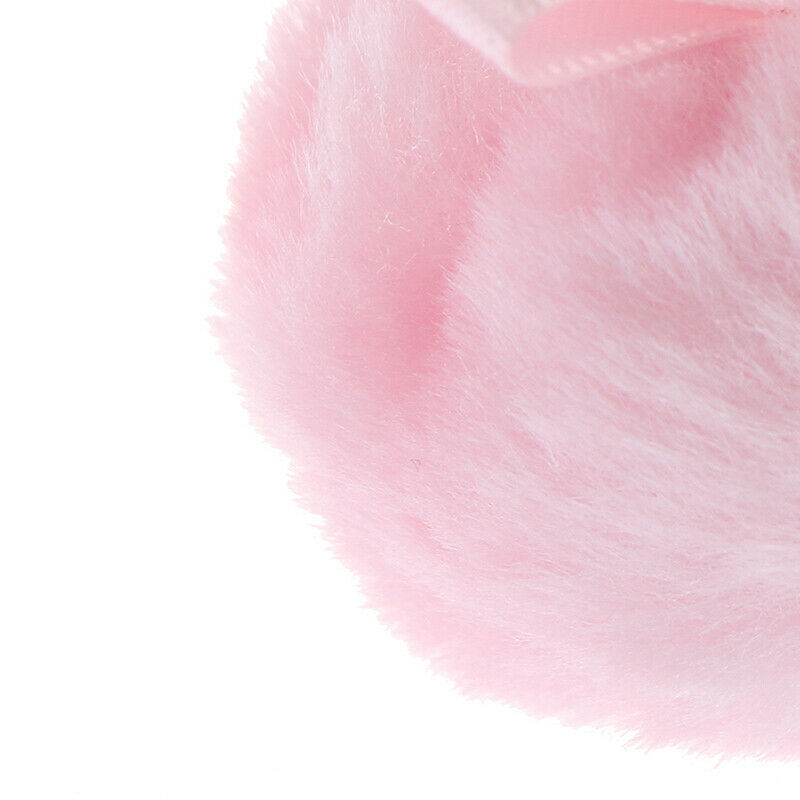 Bowknot Round Cosmetic Villus Soft Plush Puff Sponge Talcum Makeup Beauty.l8