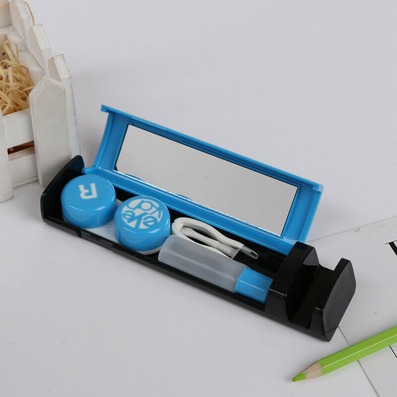Contact Lens Case with Mirror Container Cute Lovely Travel Kit Box Phone .l8