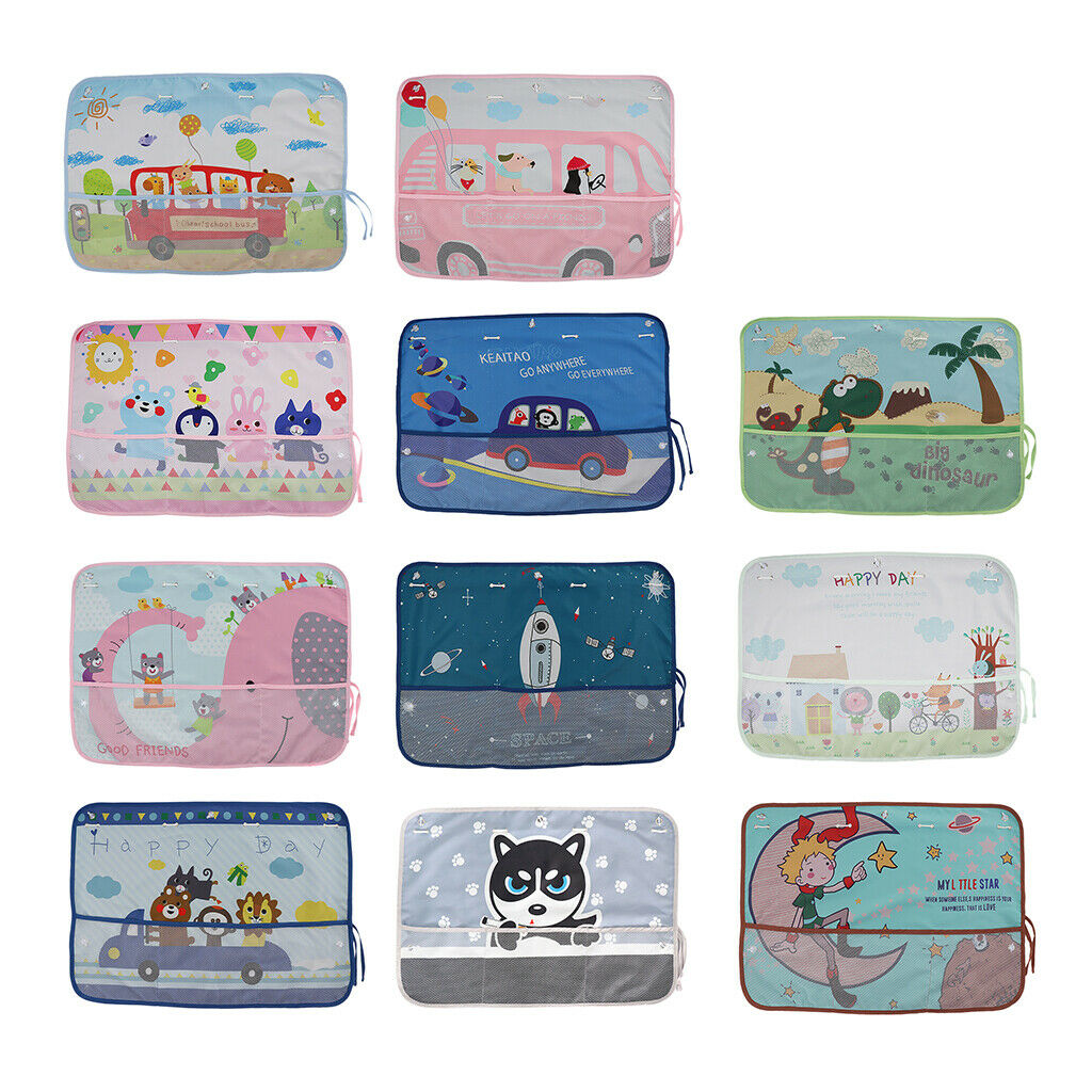 Multi-Function Storage Sunscreen Car Sunshade Curtain Style - 1