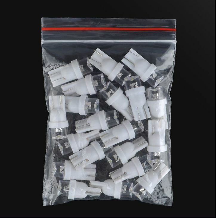 20 Pcs 12V DC Car White LED T10 194 168 SMD W5W Auto Wedge Side light Bulb Lamp/