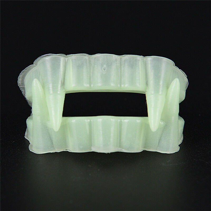 10*Halloween Holiday Party Vampire Luminous False Teeth Tooth Denture Cost.l8