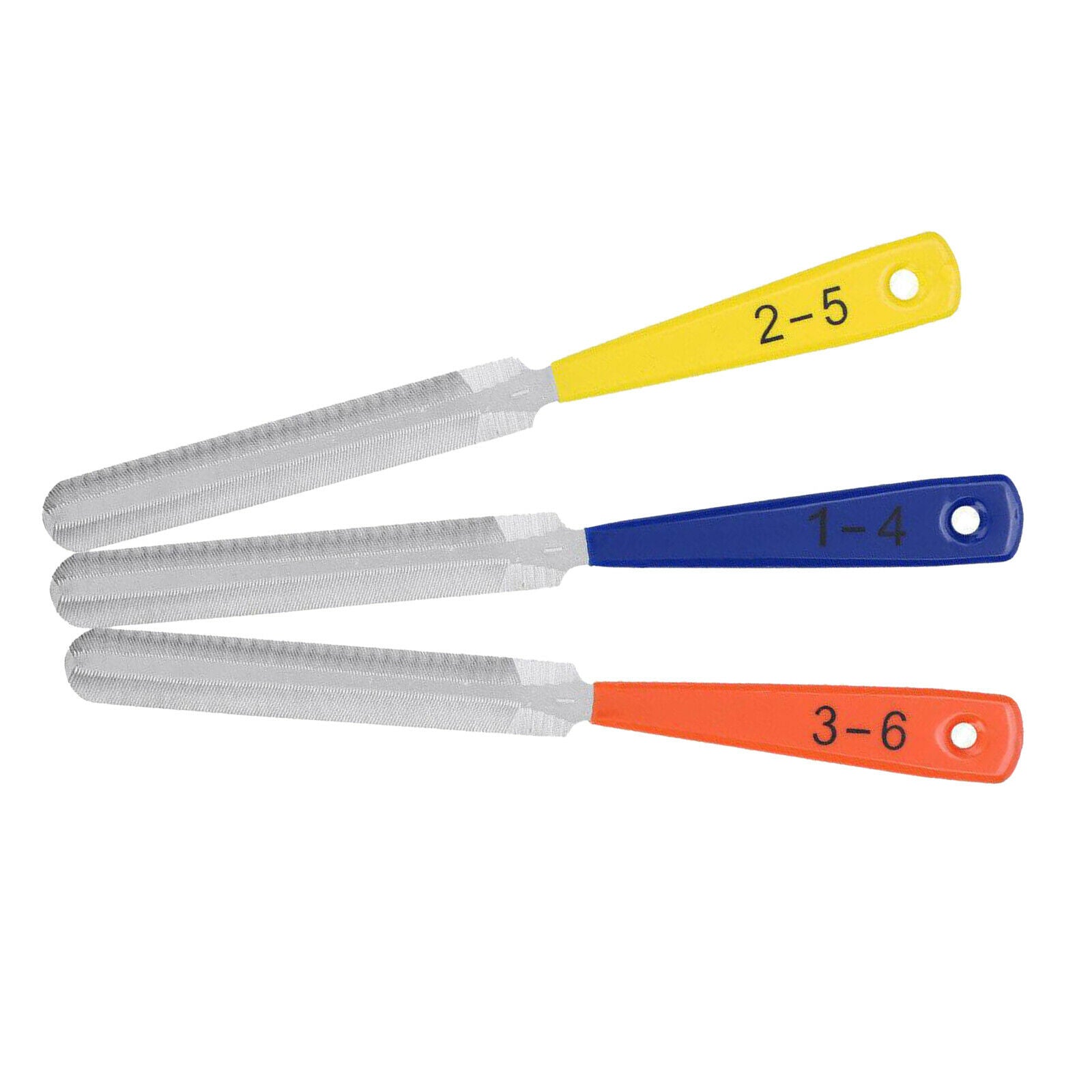 3pcs Steel Guitar Nut Files Fret Crowning Slot Filing Luthier Repair Tools Set