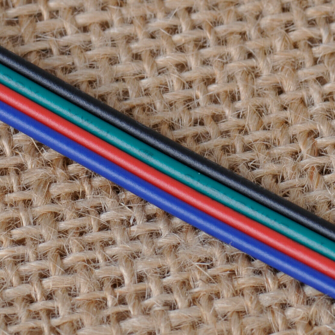 4-Pin PCB Quick Connector Wire Cable 5050 SMD RGB LED flexible Strip Light An