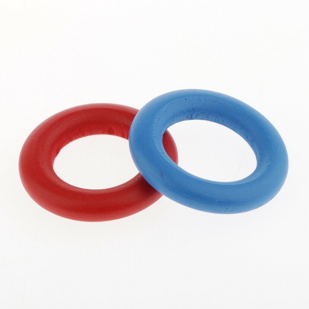 40x Round Mini Wooden Rings Circle Beads â€“Bracelets /Necklace /Earrings DIY