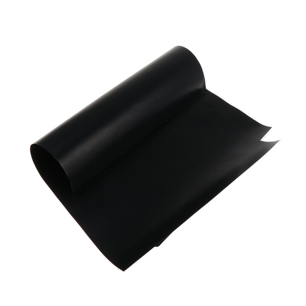 2xHeavy Duty Black Reusable non-stick grill / baking mat 33x40cm