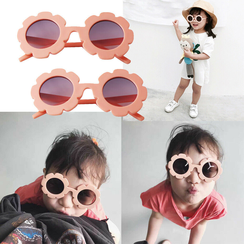 2x Fashion Cute Kids Sunglasses Children Boys Girls Goggles for Summer Beach