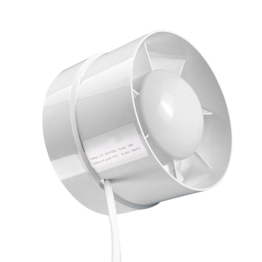 Inline Duct Booster Exhaust Ventilation Fan - 150mm (6" Inch) 18W 220V
