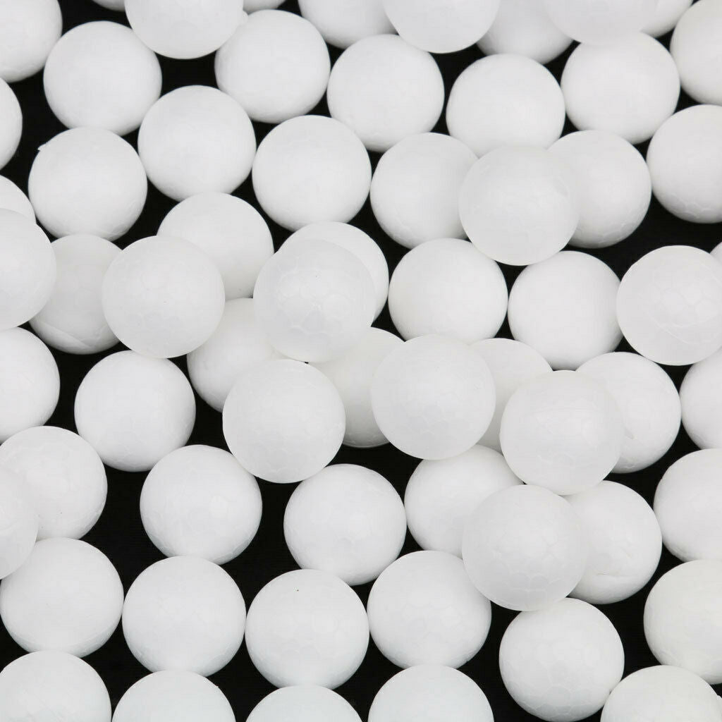 Pack of 300 20/10/25mm White Modelling Craft Polystyrene Foam Balls