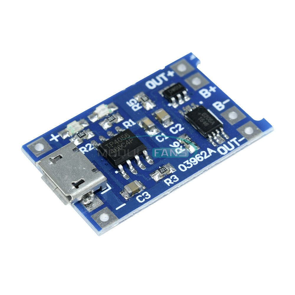 10PCS 5V 1A Micro USB 18650 Lithium Battery Charging Board Charger Module