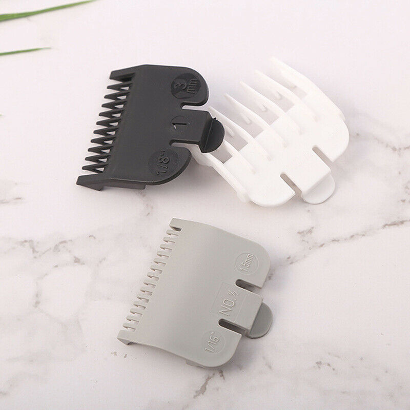 3Pcs/set Universal Hair Clipper Limit Comb Guide Attachment Barber Replac.l8