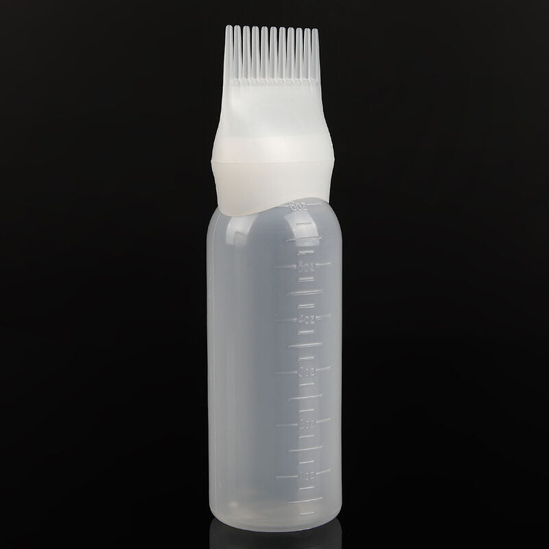 6oz Hair Dye Bottle Applicator Comb Dispensing Salon Hair Coloring Dyeing .l8