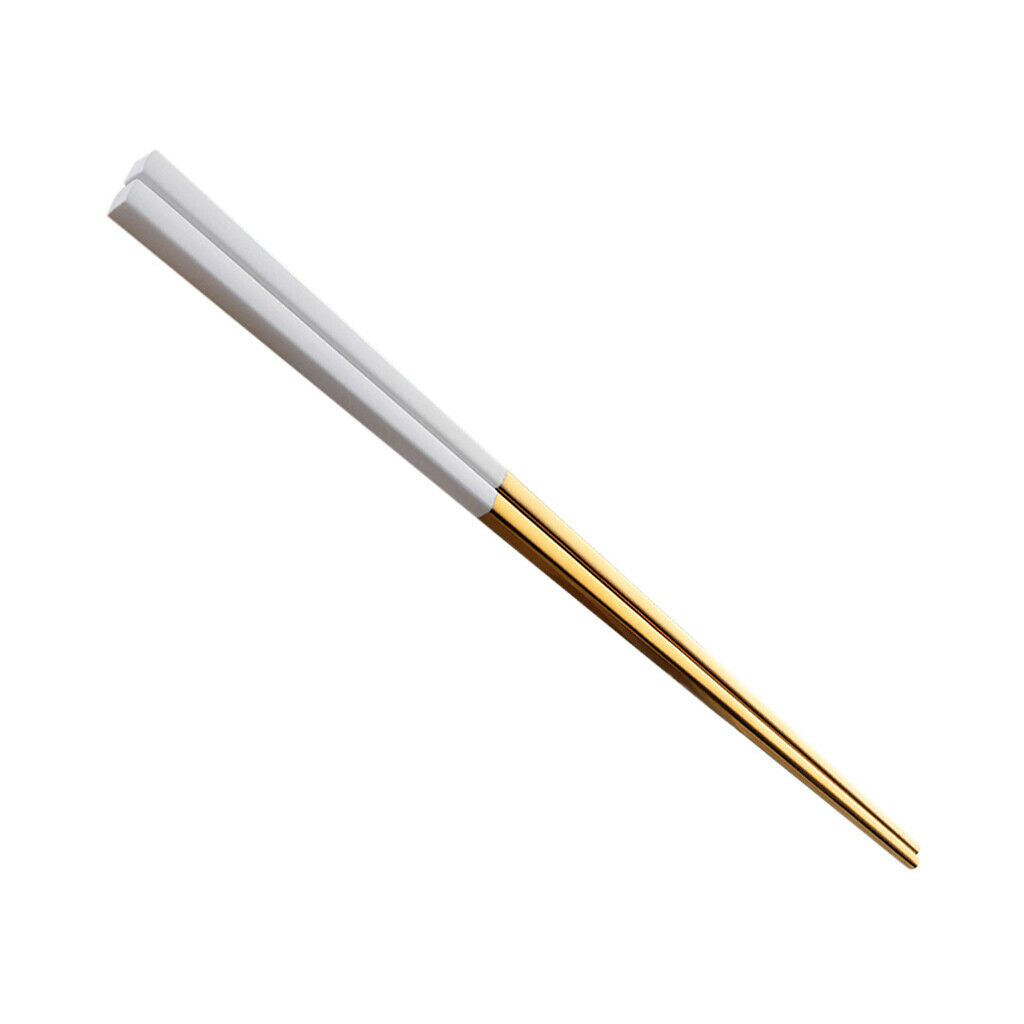 Durable Chopstick Stainless Steel Tableware Square Chopstick