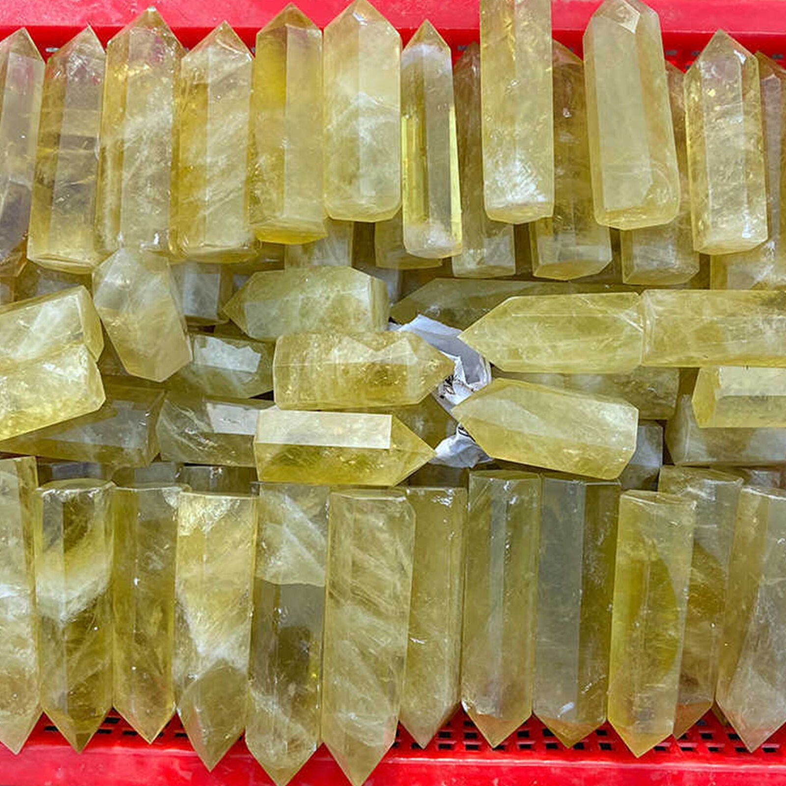 50-60mm Smoky Citrine Crystal Point Wand Quartz Obelisk Stone