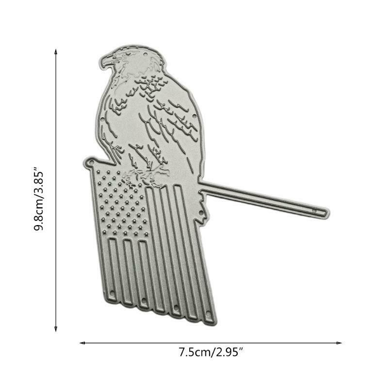 Flag Bird Metal Cutting Dies Stencils DIY Scrapbooking Album Paper Card Template