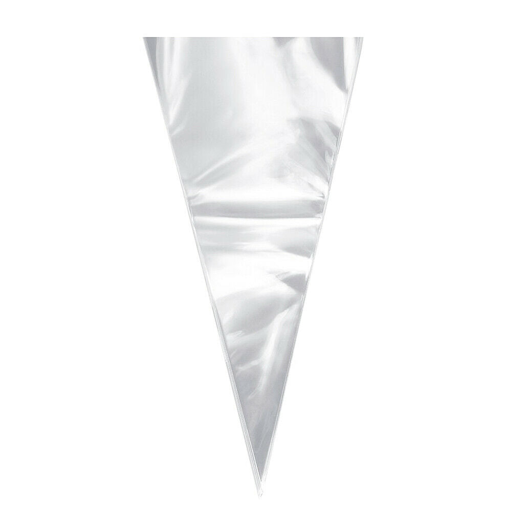 50 Pcs / Lot Clear Party Gift Cone Biscuit Sweet Packaging Bag Candy