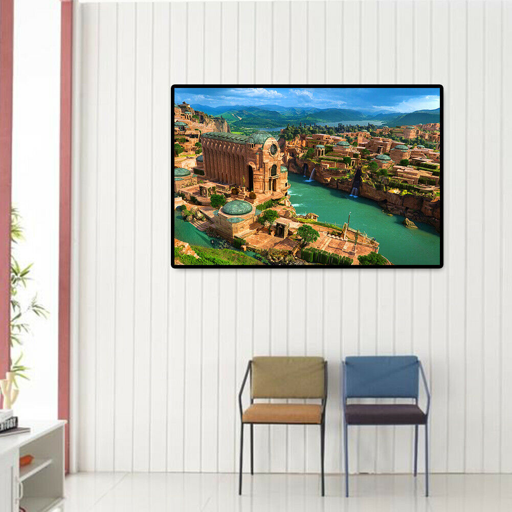 1000pcs DIY Paper Jigsaw Emerald City Puzzle Toys Educational Picture Decor @