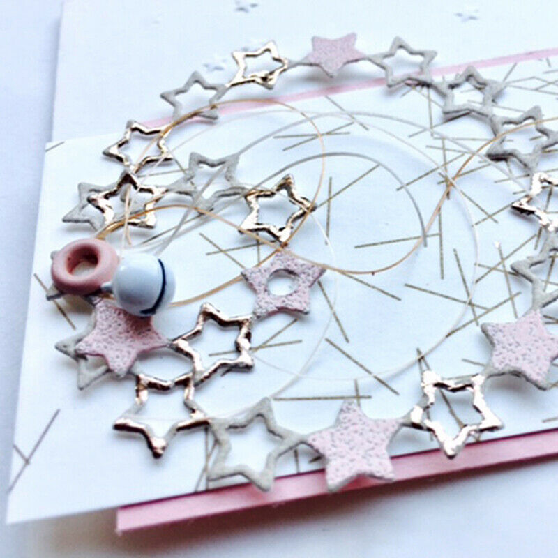 Circle Stars Metal Cutting Dies Stencil for DIY Scrapbooking Paper Card D.l8