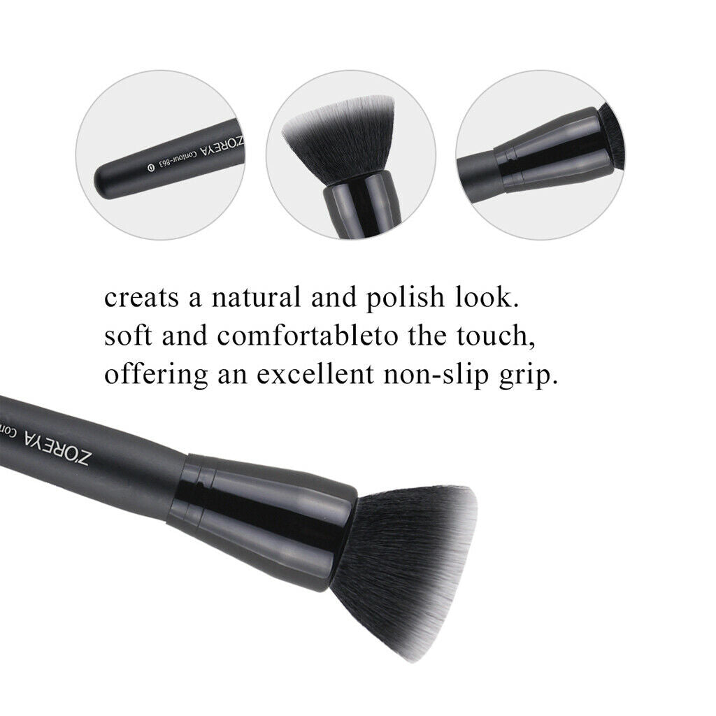 Makeup Foundation Flat Contour Kabuki Brush for Blending Buffing Stipplings