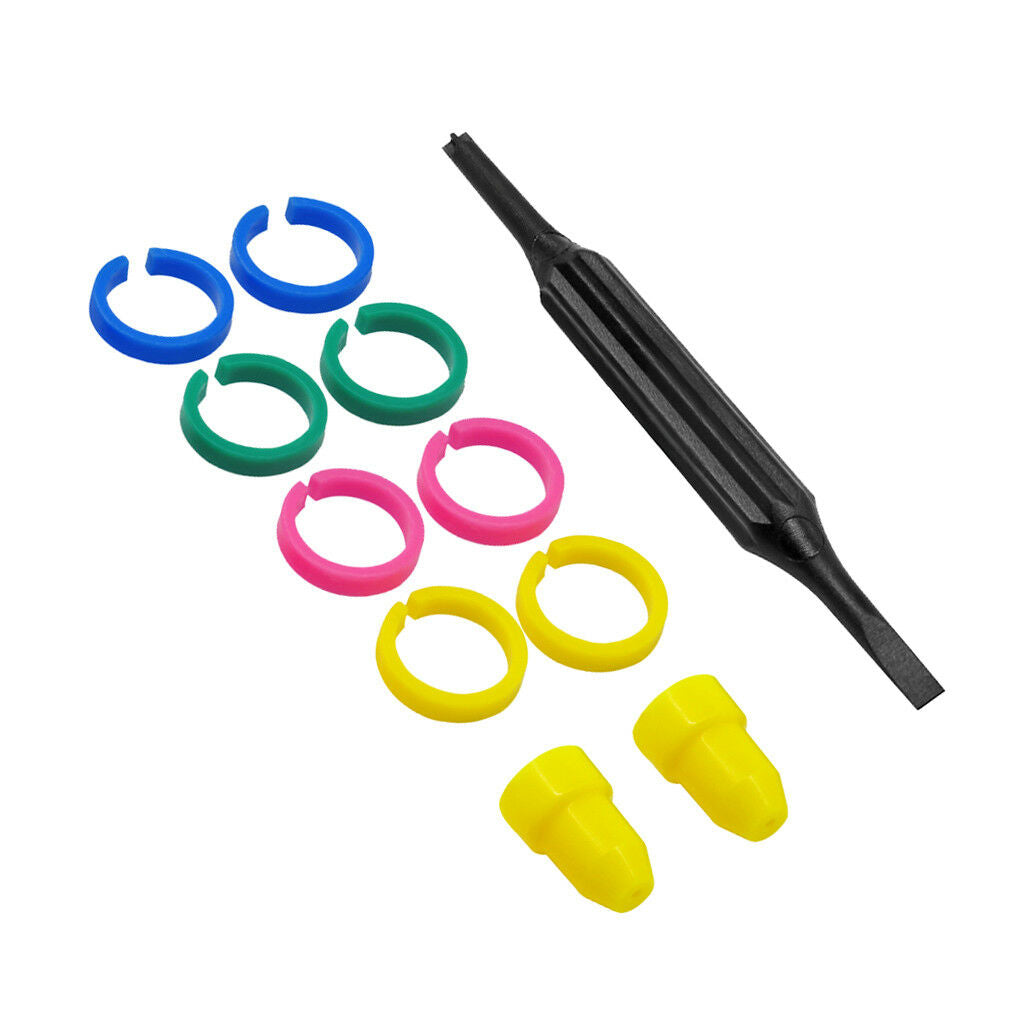 Oscilloscope Probe Accessories Kit Adjuster+Marker Rings+IC Protective Caps