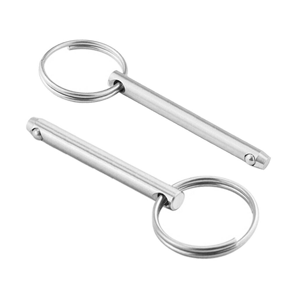 2 Packs Boat Marine Bimini Top Frame Standard Quick Release Pin 5 x 51mm