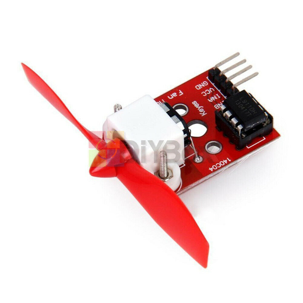 Fit For Arduino DIY 5V L9110 Fan Motor Module Fan Propeller Firefighting Robot